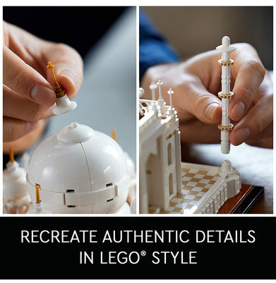 imagLEGO Architecture Landmarks Collection Taj Mahal 21056 Building Kit 2,022 Pieces