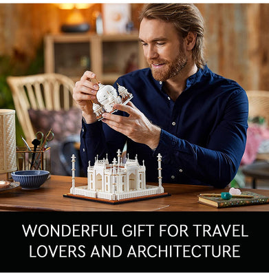 imagLEGO Architecture Landmarks Collection Taj Mahal 21056 Building Kit 2,022 Pieces
