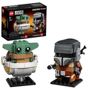 image //www.c...LEGO BrickHeadz Star Wars The Mandalorian & The Child 75317 Building Kit 295 Pieces