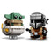 imag2LEGO BrickHeadz Star Wars The Mandalorian & The Child 75317 Building Kit 295 Pieces