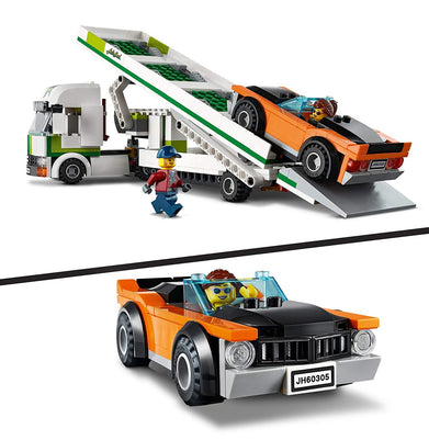 imagLEGO City Car Transporter 60305 Building Kit 342 Pieces