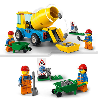 imagLEGO City Cement Mixer Truck 60325 Building Kit 85 Pieces