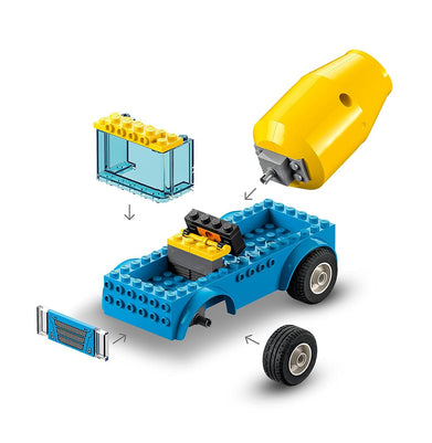 imagLEGO City Cement Mixer Truck 60325 Building Kit 85 Pieces
