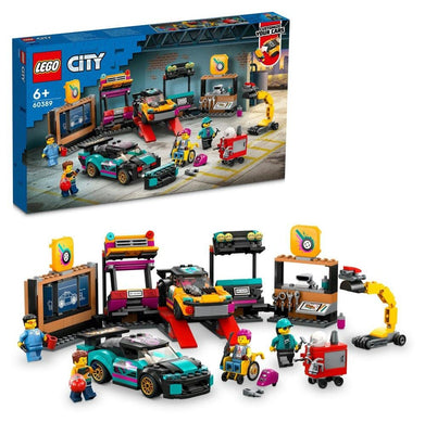 imagLEGO City Custom Car Garage 60389 Building Toy Set