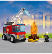 image //www.c...Lego City Fire Ladder Truck 60280 Building Kit 88 Pieces