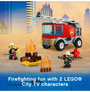 image //www.c...Lego City Fire Ladder Truck 60280 Building Kit 88 Pieces