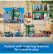 image //www.c...LEGO City Police Chase at The Bank 60317 Building Kit 915 Pieces