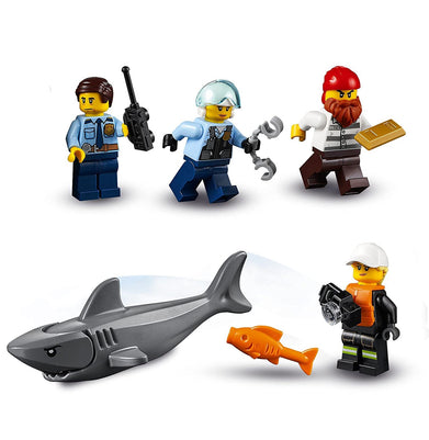 imagLEGO City Seaside Police and Fire Mission 60308 Building Kit