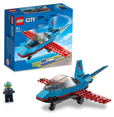 imagLEGO City Stunt Plane 60323 Building Kit 59 Pieces