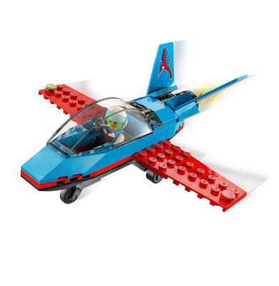 imagLEGO City Stunt Plane 60323 Building Kit 59 Pieces