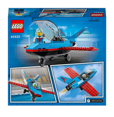 imagLEGO City Stunt Plane 60323 Building Kit 59 Pieces
