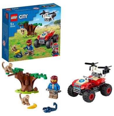 imagLEGO City Wildlife Rescue ATV 60300 Building Kit (74 Pieces) - Crossword.in 