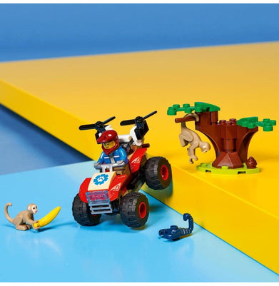 imagLEGO City Wildlife Rescue ATV 60300 Building Kit (74 Pieces) - Crossword.in 
