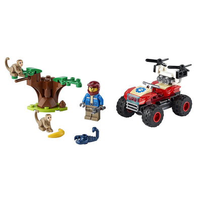 imagLEGO City Wildlife Rescue ATV 60300 Building Kit (74 Pieces) - Crossword.in 