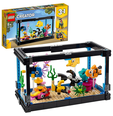 imagLEGO Creator 3in1 Fish Tank 31122 Building Kit 352 Pieces