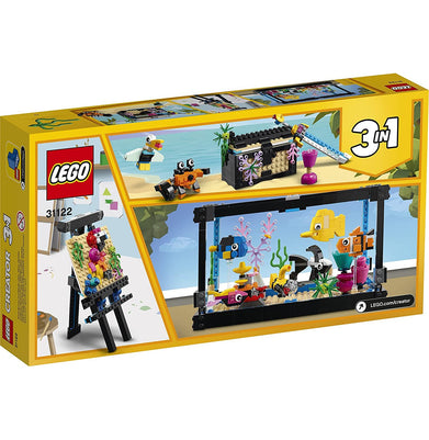 imagLEGO Creator 3in1 Fish Tank 31122 Building Kit 352 Pieces