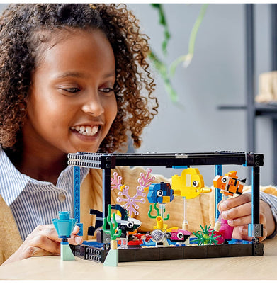 imagLEGO Creator 3in1 Fish Tank 31122 Building Kit 352 Pieces