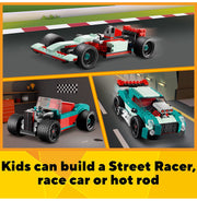 image //www.c...LEGO Creator 3in1 Street Racer 31127 Building Kit 258 Pieces