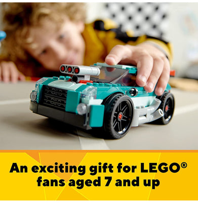 imagLEGO Creator 3in1 Street Racer 31127 Building Kit 258 Pieces