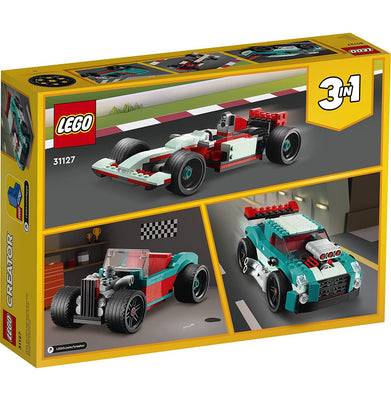 imagLEGO Creator 3in1 Street Racer 31127 Building Kit 258 Pieces