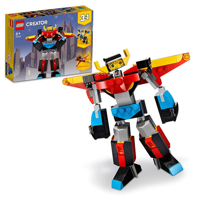 imagLEGO Creator 3in1 Super Robot 31124 Building Kit 159 Pieces