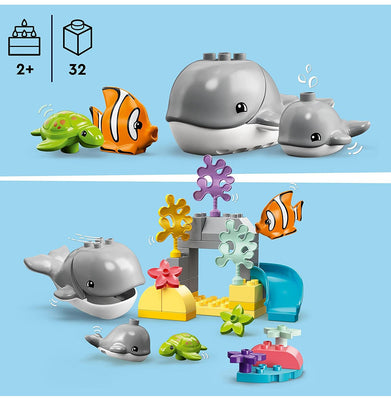 imagLEGO DUPLO Wild Animals of The Ocean 10972 Building Toy