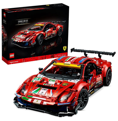 imagLEGO Ferrari 488 GTE "AF Corse #51" V29 Building Blocks and Above Multicolor