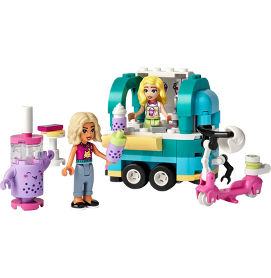 imagLEGO Friends Mobile Bubble Tea Shop 41733 Building Toy Set 109 Pieces