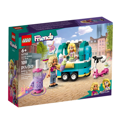 imagLEGO Friends Mobile Bubble Tea Shop 41733 Building Toy Set 109 Pieces