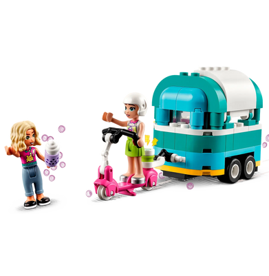 imagLEGO Friends Mobile Bubble Tea Shop 41733 Building Toy Set 109 Pieces