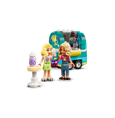 imagLEGO Friends Mobile Bubble Tea Shop 41733 Building Toy Set 109 Pieces