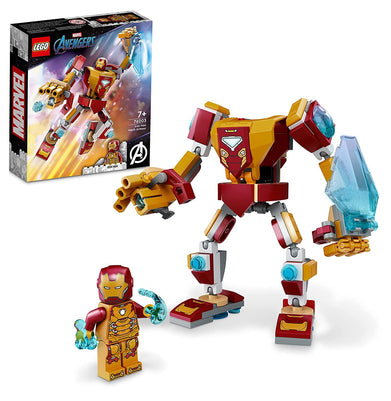 imagLEGO Marvel Iron Man Mech Armour 76203 Building Kit 130 Pieces