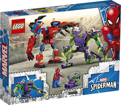 imagLEGO Marvel Spider-Man & Green Goblin Mech Battle 76219 Building Kit 298 Pieces