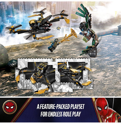 imagLego Marvel Spider-Man Multicolor Block Construction For Kids 76195 Spider-Man’s Drone Duel V29