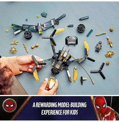 imagLego Marvel Spider-Man Multicolor Block Construction For Kids 76195 Spider-Man’s Drone Duel V29