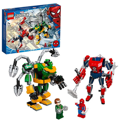 imagLEGO Marvel Spider-Man: Spider-Man & Doctor Octopus Mech Battle 76198 Building Kit 305 Pieces