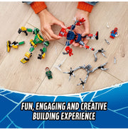 image //www.c...LEGO Marvel Spider-Man: Spider-Man & Doctor Octopus Mech Battle 76198 Building Kit 305 Pieces