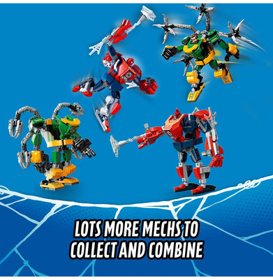 imagLEGO Marvel Spider-Man: Spider-Man & Doctor Octopus Mech Battle 76198 Building Kit 305 Pieces