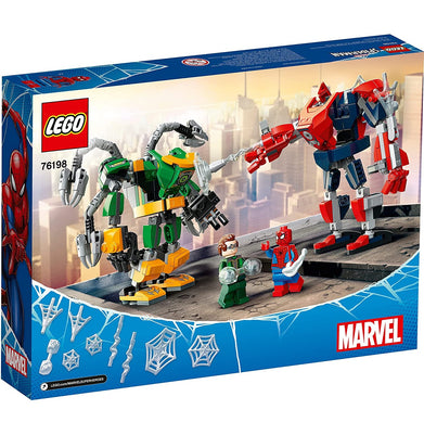imagLEGO Marvel Spider-Man: Spider-Man & Doctor Octopus Mech Battle 76198 Building Kit 305 Pieces