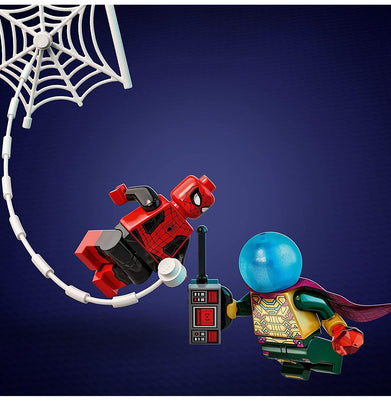 imagLEGO Marvel Spider-Man vs. Mysterio’s Drone Attack 76184 Building Kit 73 Pieces