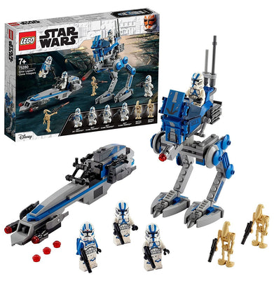 imagLEGO Star Wars 501st Legion Clone Troopers 75280 Building Kit 285 Pieces