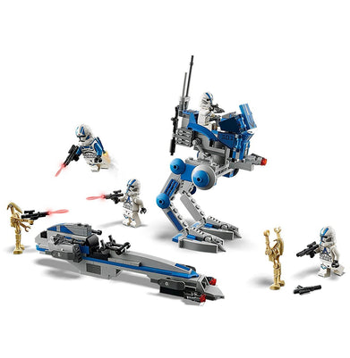 imagLEGO Star Wars 501st Legion Clone Troopers 75280 Building Kit 285 Pieces