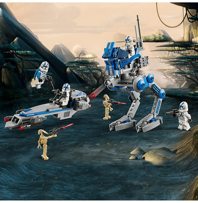 imagLEGO Star Wars 501st Legion Clone Troopers 75280 Building Kit 285 Pieces