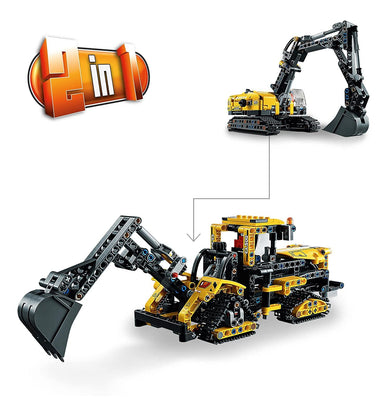 imagLego Technic Heavy-Duty Excavator 42121 Building Kit Multicolor -569 Pieces