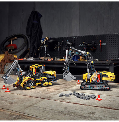 imagLego Technic Heavy-Duty Excavator 42121 Building Kit Multicolor -569 Pieces