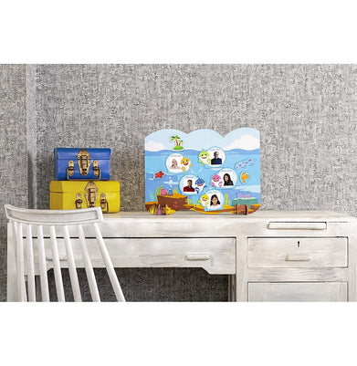 imagMagna Magic Baby Shark Fin-Tastic Magnetic Family Tree