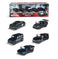 imag1Majorette Black Edition Gift Set with 5 Black Luxury Toy Cars with Rotating Wheels Features, Die Cast Vehicle, Scale 1:64, for car Fans and Collector for 3+ Years Girls, Boys, Kids