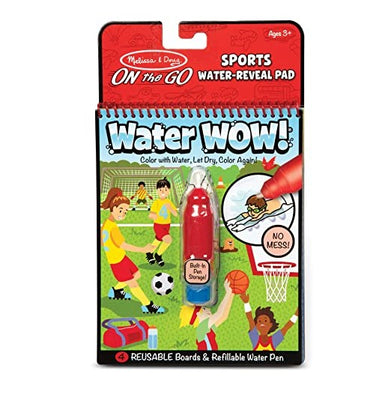 imagMelissa & Doug On The Go Water Wow! Reusable Water-Reveal Coloring Activity Pad - Sports 10%OFF, 3-5 Years Toys & Games, Art Diy Kits, Beyond Books, BOOKS5, Craft, Melissa & Doug On The Go Water Wow! Reusable Water-Reveal Coloring Activity Pad - Sports, Non Discounted Products, Toys & Games crossword.in