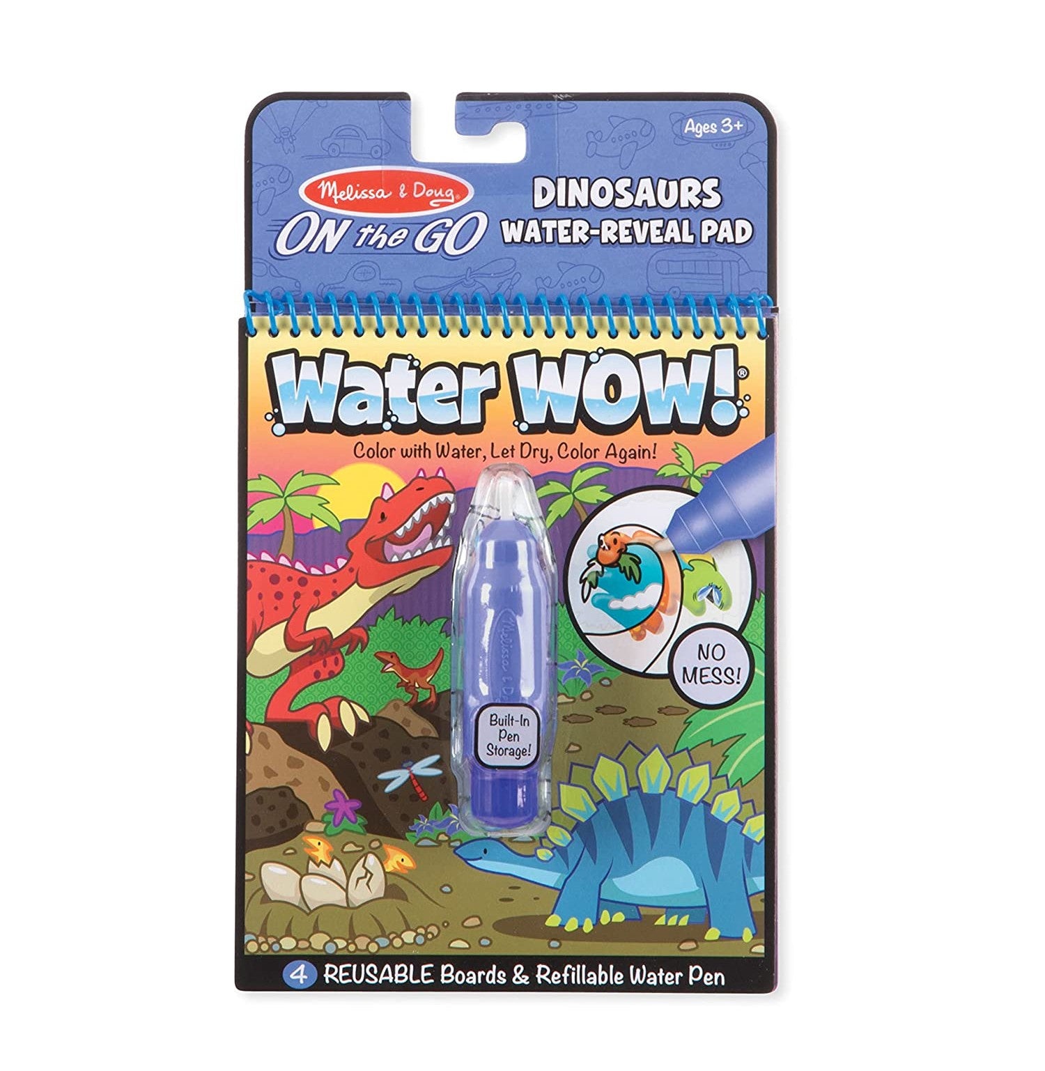 Melissa & Doug Water Wow - Dinosaur Adventure Coloring Book