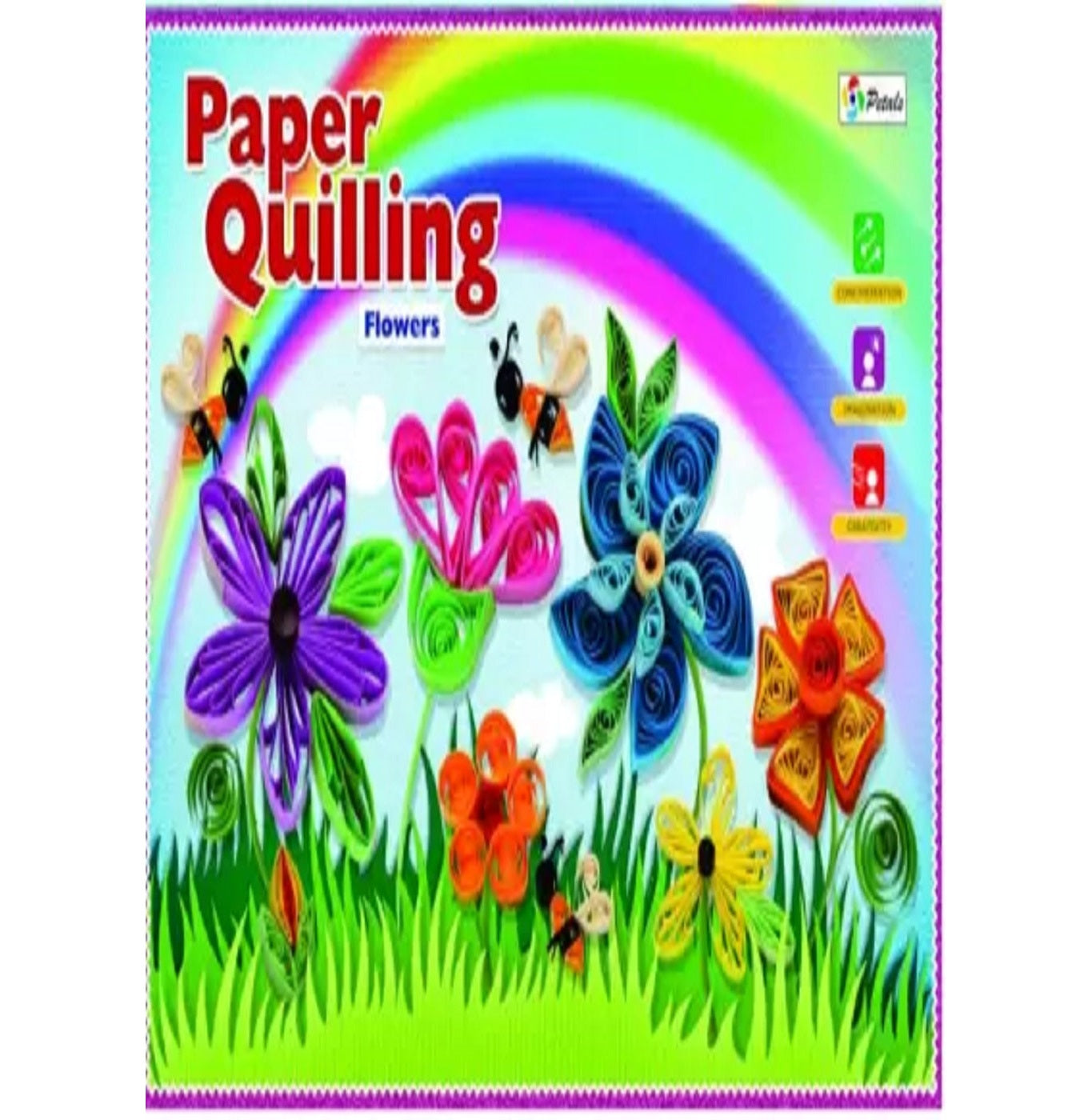 Paper Quilling Flower Craft Kit  Create Stunning Floral Designs!